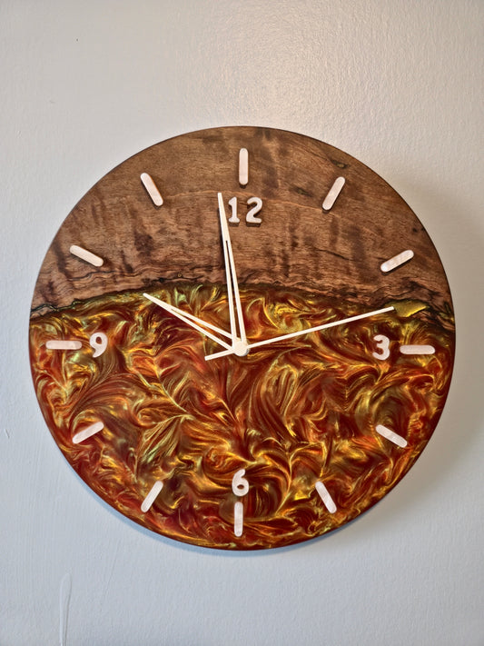 "The Copperhead" Clock